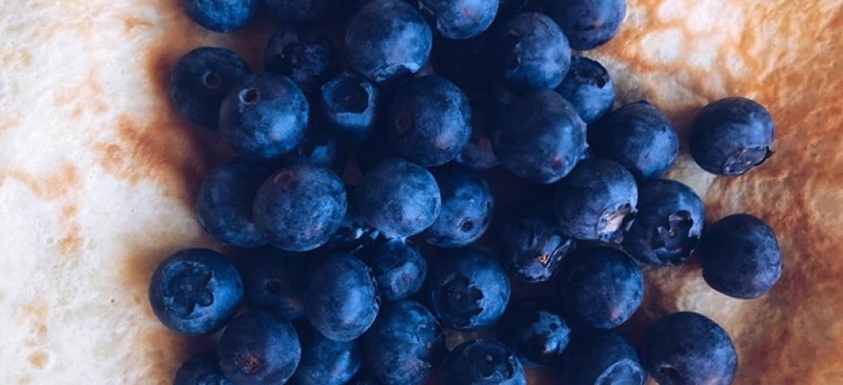 Heidelbeer-Pfannkuchen