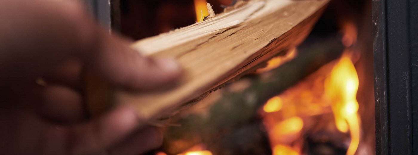 Handbefestigung am Kamin